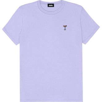Dalix Womens Coffee Martini Jersey Relaxed Tee in Dark Lavender at Nordstrom, Size Xx-Large