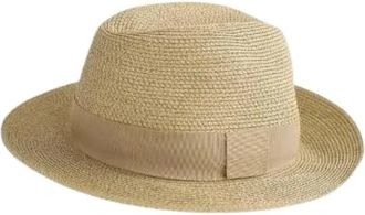 Herm&egrave;s Pre-owned Accessories, female, Beige, Size: ONE SIZE Pre-owned Panama Femme