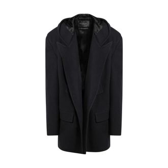 Balenciaga Hombre, Abrigos, Azul, Talla: M