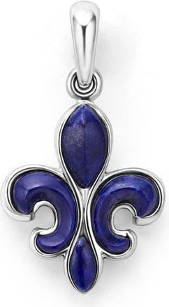 Lagos Mens Anthem Sterling Silver Lapis Lazuli Fleur-de-Lis Amulet at Nordstrom