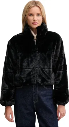 Save The Duck Jassen, Dames, Zwart, L, Leer, Yuki Jas