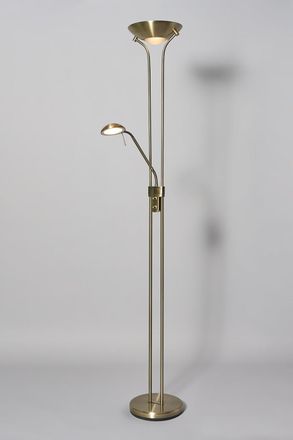 BHS Mother & Child LED Floor Lamp in Gold