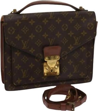Louis Vuitton Pre-owned Vintage Monogram Handtas - Dames - Vintage Handtas - Bruin - ONE Size - Vintage