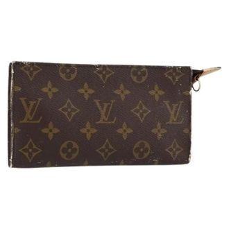 Louis Vuitton Pre-owned Clutches, female, Brown, Size: ONE SIZE Pre-owned Canvas Clutch