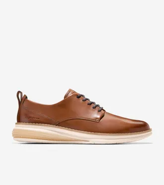 Cole Haan Mens &Oslash;riginal Grand Energyweave Plain Toe Oxford Shoes - Brown Size 10.5