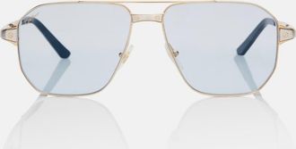 Cartier Santos De Cartier aviator sunglasses