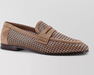 Brunello Cucinelli leather loafers