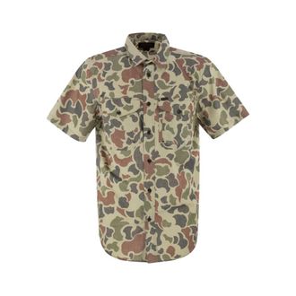 Filson Heren, Overhemden, Groen, Maat: XS Katoen