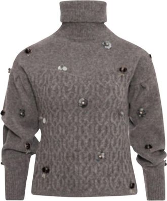 Fracomina Maglione Dolcevita - - Knitwear - Donna - Grigio - S
