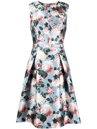 Sachin & Babi Jurk met bloemenprint - Blauw