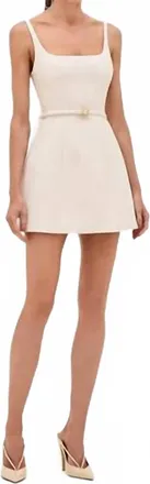 Alexis Shonda Mini Dress In Off White