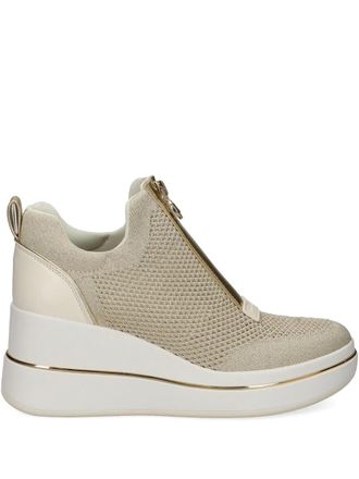 Michael Michael Kors Willis zip platform sneakers - Neutrals