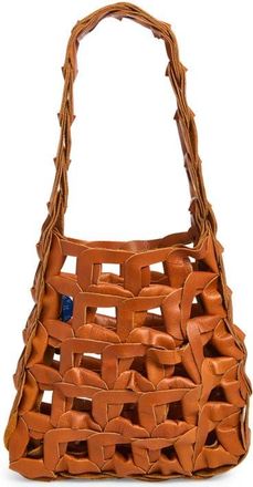 SC103 Links Leather Shoulder Bag in Sequoia at Nordstrom