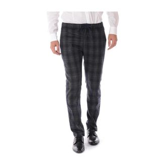 Daniele Alessandrini Slim-fit Trousers, male, Blue, Size: M Jeans Trouser