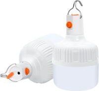 OEM Linterna De Camping D, L&aacute;mpara De Camping Port&aacute;til Recargable Por Usb, 2 Modos De Iluminaci&oacute;n, Potente Luz Impermeable De 600 Lm Para Tiendas De Campa