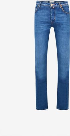Jacob Cohen Slim-Jeans aus Denim mit gesticktem Logo