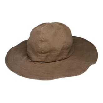 Isabel Marant Cappello in tela Pre-owned - - Pre-owned - Donna - Marrone - ONE SIZE