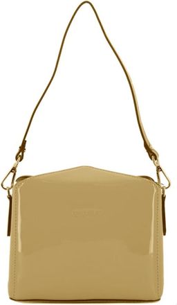 Pourchet Cassetta Schoudertas - Dames - Schoudertassen - Beige - ONE Size - Leer - Tassen
