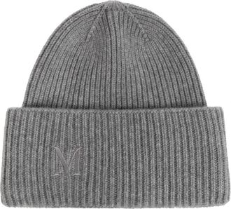 Max Mara Retina Kasjmier Muts - Dames - Hoeden - Grijs - ONE Size - Kasjmier - Accessoires