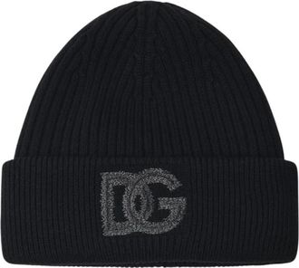 Dolce & Gabbana Berretto a coste - - Accessories - Uomo - Nero - ONE SIZE