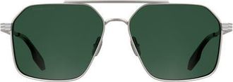 Canada Goose 61mm Aviator Sunglasses in Matte Light Gunmetal at Nordstrom
