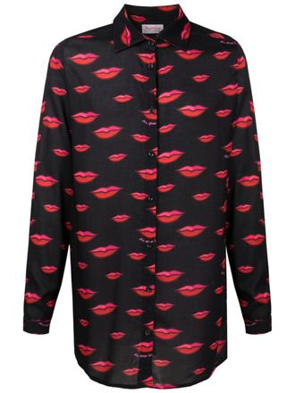 Amir Slama Button-up shirt - Zwart