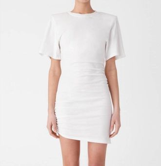 Misha Collection Brenna Shirt Dress In Ivory