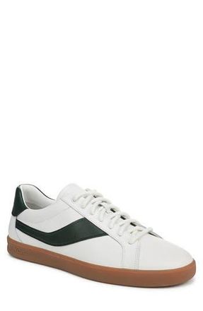 Vince Olli Low Top Sneaker (Nordstrom Exclusive) in White/Evergreen at Nordstrom Rack, Size 9.5
