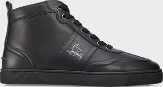 Christian Louboutin Men & apos;s Retero High-Top Sneakers in Leather