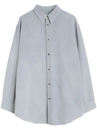 Christophe Lemaire relaxed shirt - women - Fabric - 38 - Grey