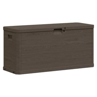 Berkfield Home Garden Storage Box 280 L Brown