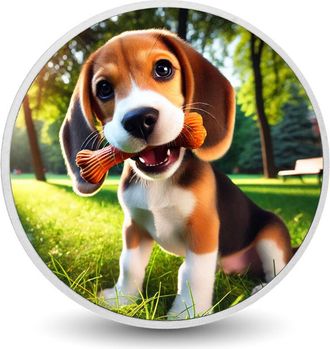 OEM Moneda De Plata De 1 Oz hueso De La Felicidad