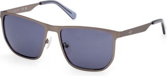 GANT GA00014 13V Mens Sunglasses Silver Size 58