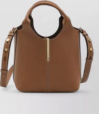 Tod's mini leather shopping tote bag