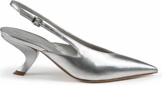Vic Mati&eacute; K18 Apostrophe Slingback - Dames - Pumps - Grijs - 37 EU - Leer - Schoenen