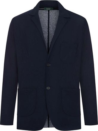 Zanone Unlined Cotton Blazer