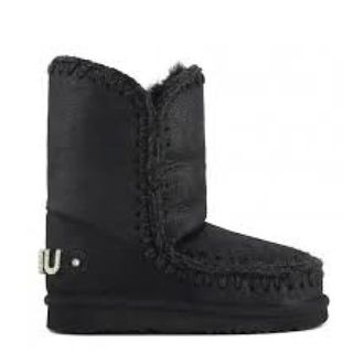 Mou Winter Boots, female, Black, Size: 10 US Eskimo 24 Ankle Boot