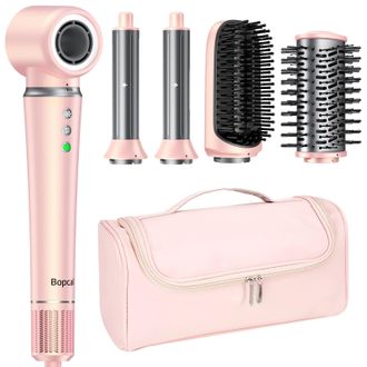 OEM Secador De Pelo, Herramienta De Peinado 5 En 1, Tecnolog&iacute;a De Ionizaci&oacute;n, Caja De Regalo Rosa, Ue