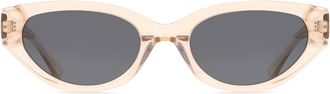 SmartBuy Collection Cat Eye Full Rim Plastic Mens Prescription Sunglasses Brown Size 53 - SmartBuy Collection