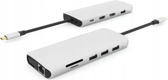 OEM Base De Conexi&oacute;n M&oacute;vil Usb-c 12 En 1 De Estuff, Es623009