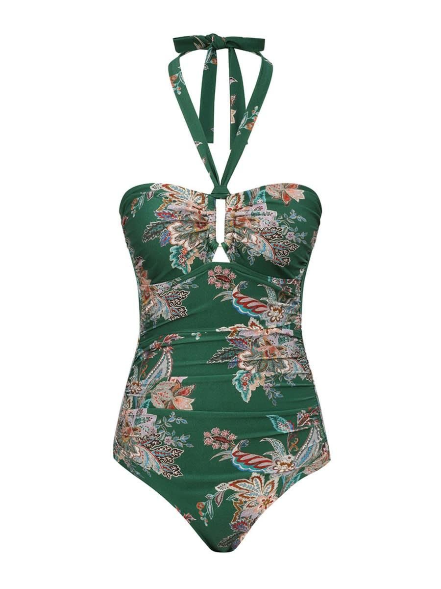 Zimmermann: Green Swimwear / Bathing Suit now up to −50