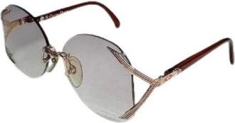 Dior Pre-owned Accessories, female, Purple, Size: ONE SIZE Pre-owned Plastic Sunglasses