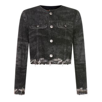 Diesel Jackets Blacks And Greys-Donna