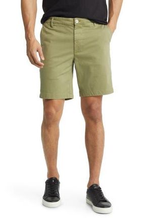 AG - Adriano Goldschmied Wanderer 8.5-Inch Stretch Cotton Chino Shorts in Cavalry Sage at Nordstrom Rack, Size 29