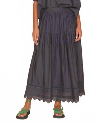 Xirena Tilda Midi Skirt In Obsidian