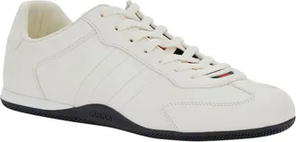 Gucci Mens Sneakers Elan New White Leather Calf Trainers