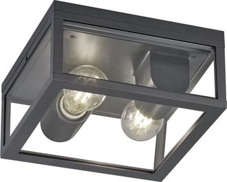 Trio Leuchten Plaf&oacute;n de exterior Garonne 2xE27 Antracita Trio Lighting
