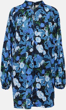 Diane Von Fürstenberg Silka printed satin minidress