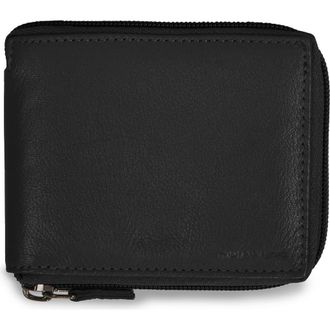 Champs Luggage Onyx Zip Around Bifold Wallet in Black at Nordstrom Rack