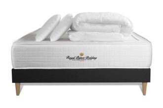 Royal Palace Bedding Pack Colch&oacute;n Negro Muelles Y Viscoel&aacute;stica 140 X 200